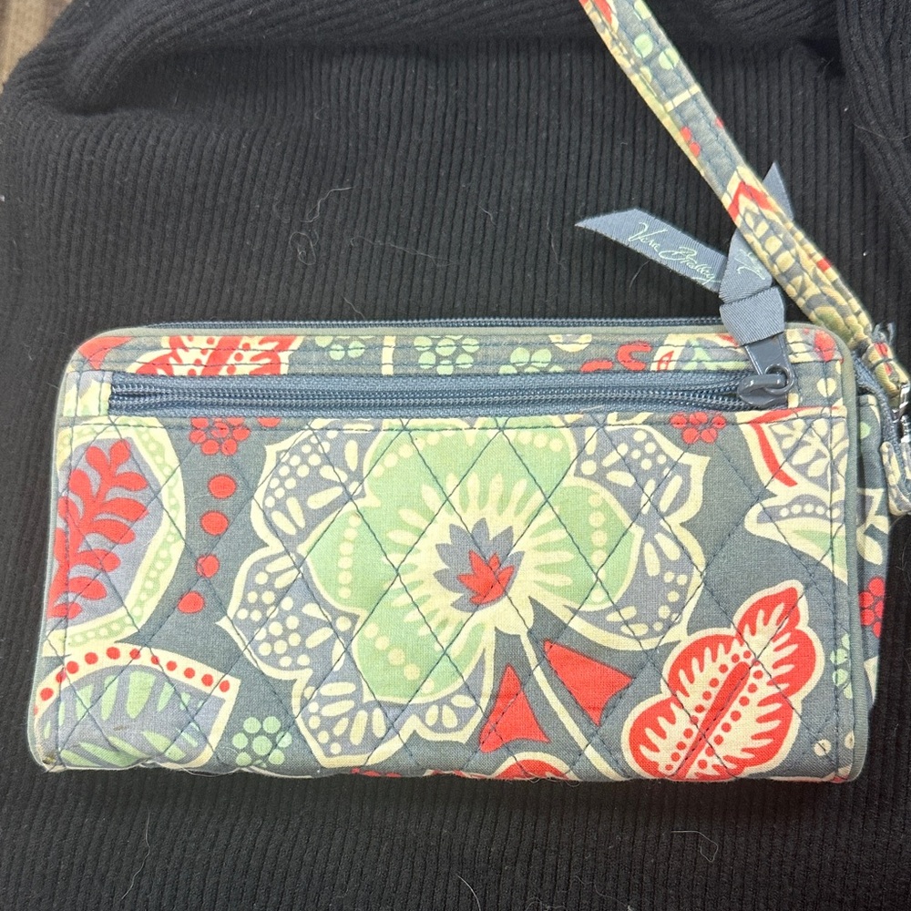Vera Bradley Multicolor Floral Wristlet
